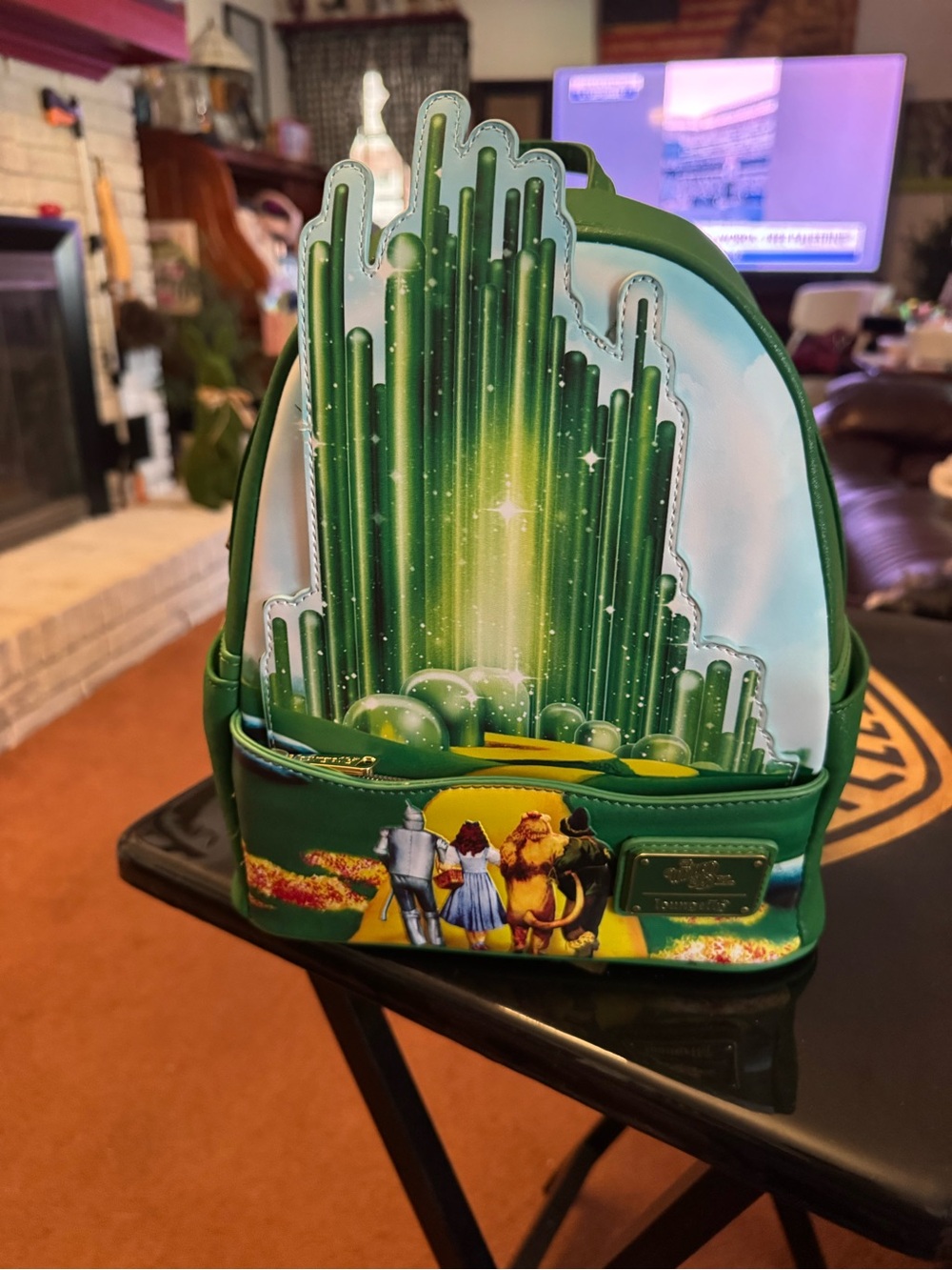 Loungefly Green Emerald City Kids Mini Backpack